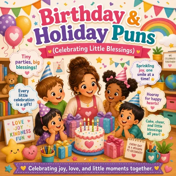 Birthday & Holiday Puns (Celebrating Little Blessings)