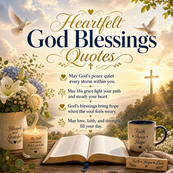Heartfelt God Blessings Quotes