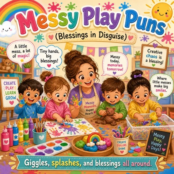 Messy Play Puns (Blessings in Disguise)