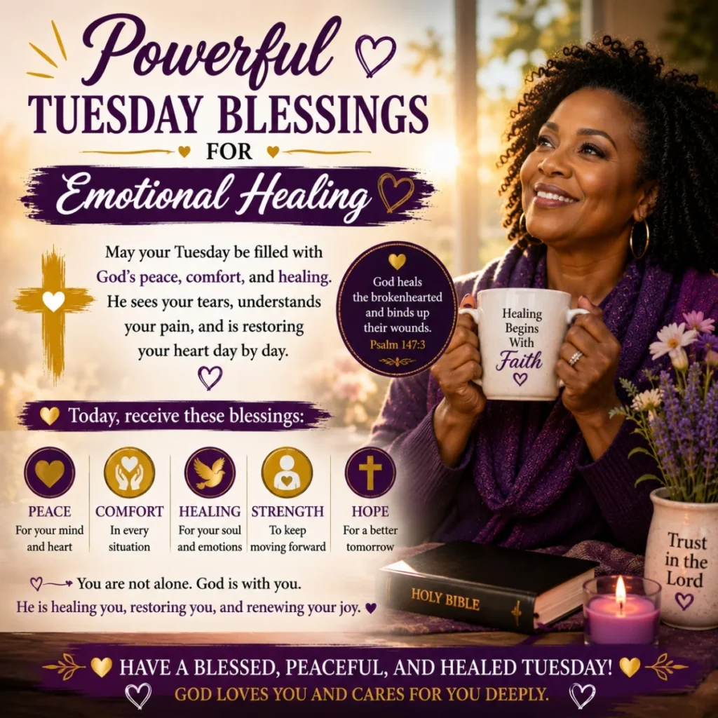 Powerful Tuesday Blessings For Emotional Healing