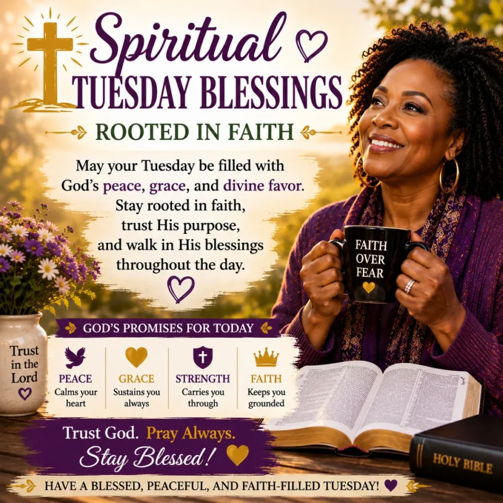 Spiritual Tuesday Blessings Rooted In Faith