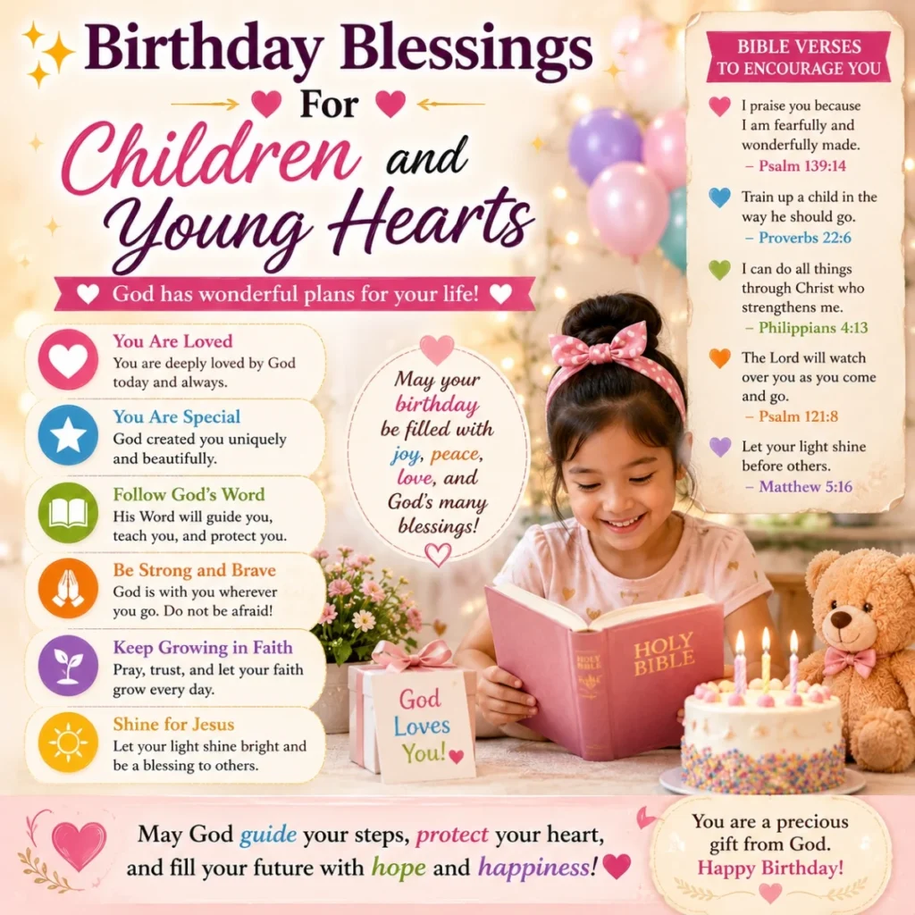 ✨ Birthday Blessings For Children And Young Hearts
