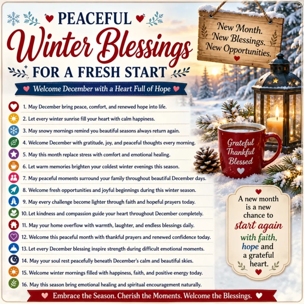 ❄️ Peaceful Winter Blessings For A Fresh Start
