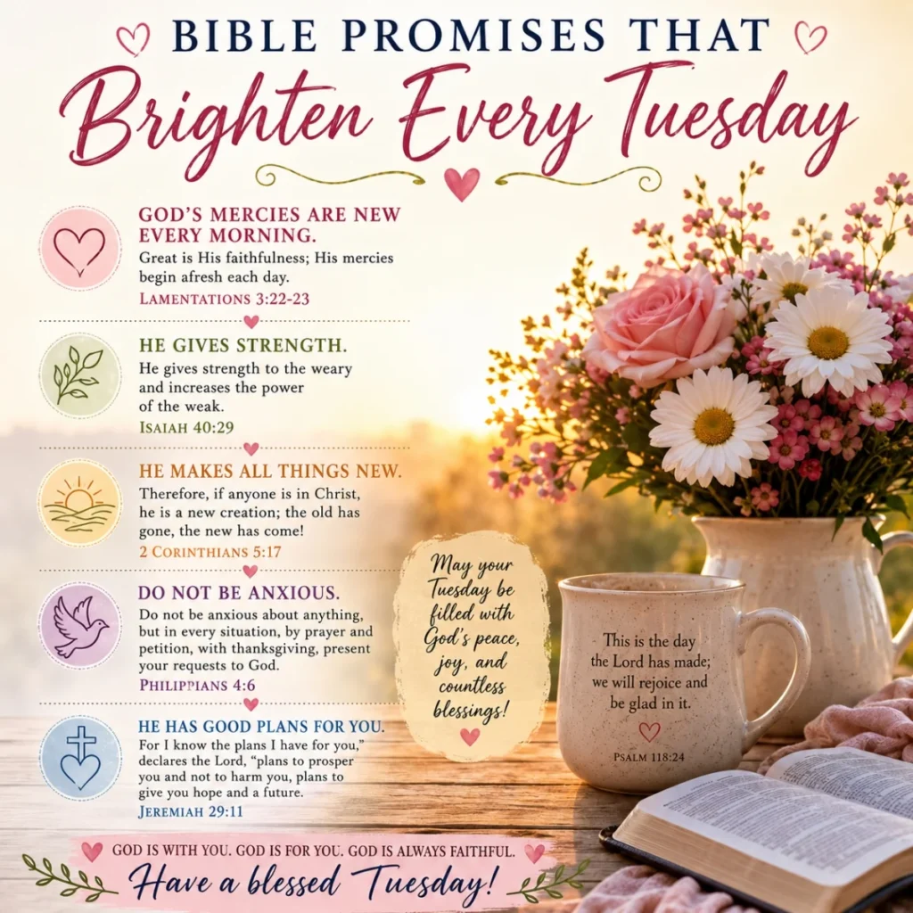 ❤️ Bible Promises That Brighten Every Tuesday