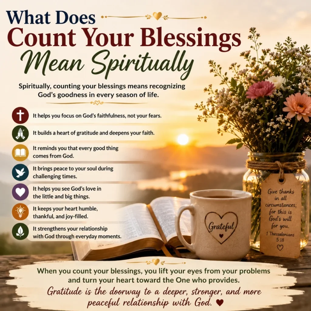 🌟 What Does Count Your Blessings Mean Spiritually