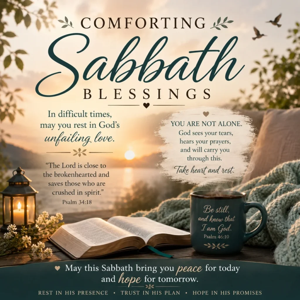 🌿 Comforting Sabbath Blessings For Difficult Times