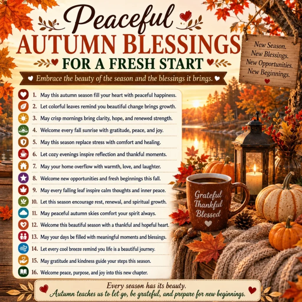 🍂 Peaceful Autumn Blessings For A Fresh Start