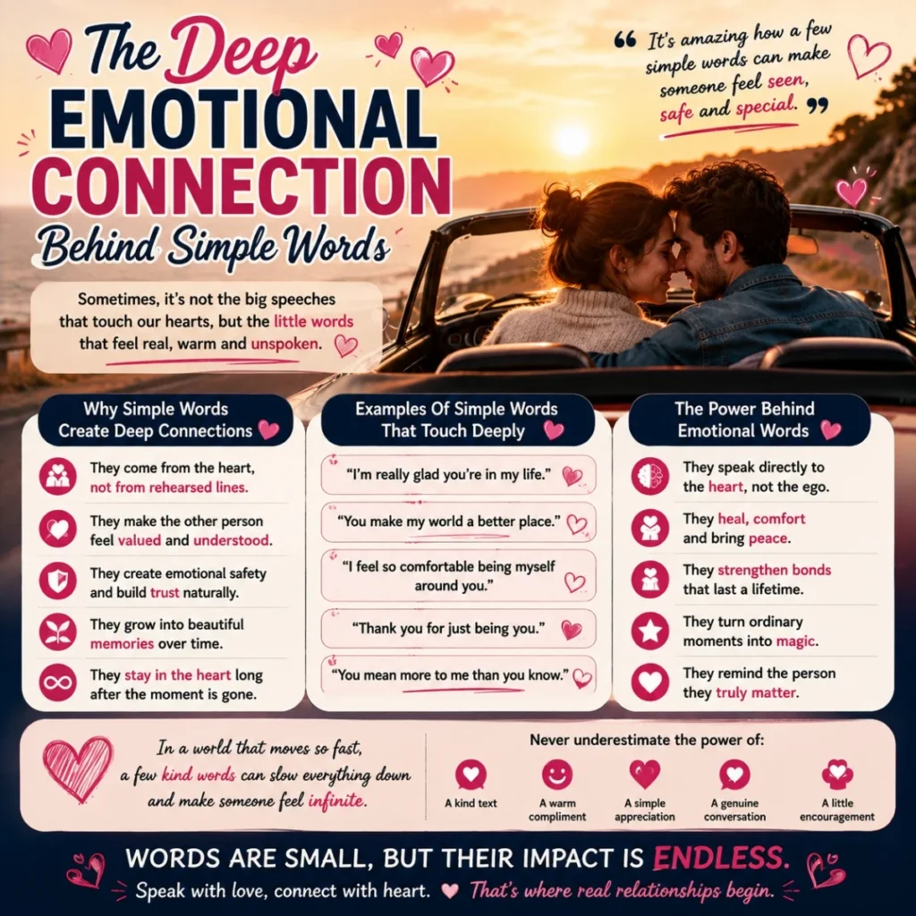 💕 Deep Emotional Connection Behind Simple Words
