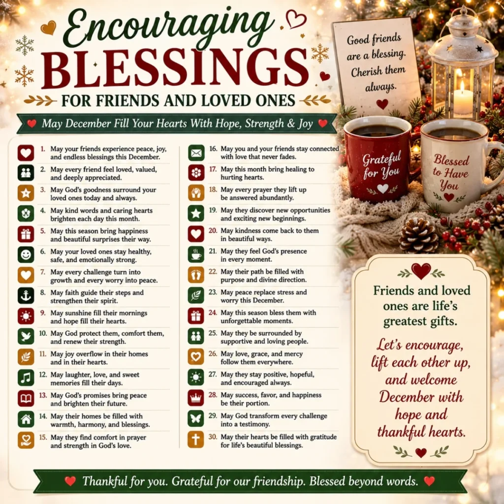 💖 Encouraging Blessings For Friends And Loved Ones