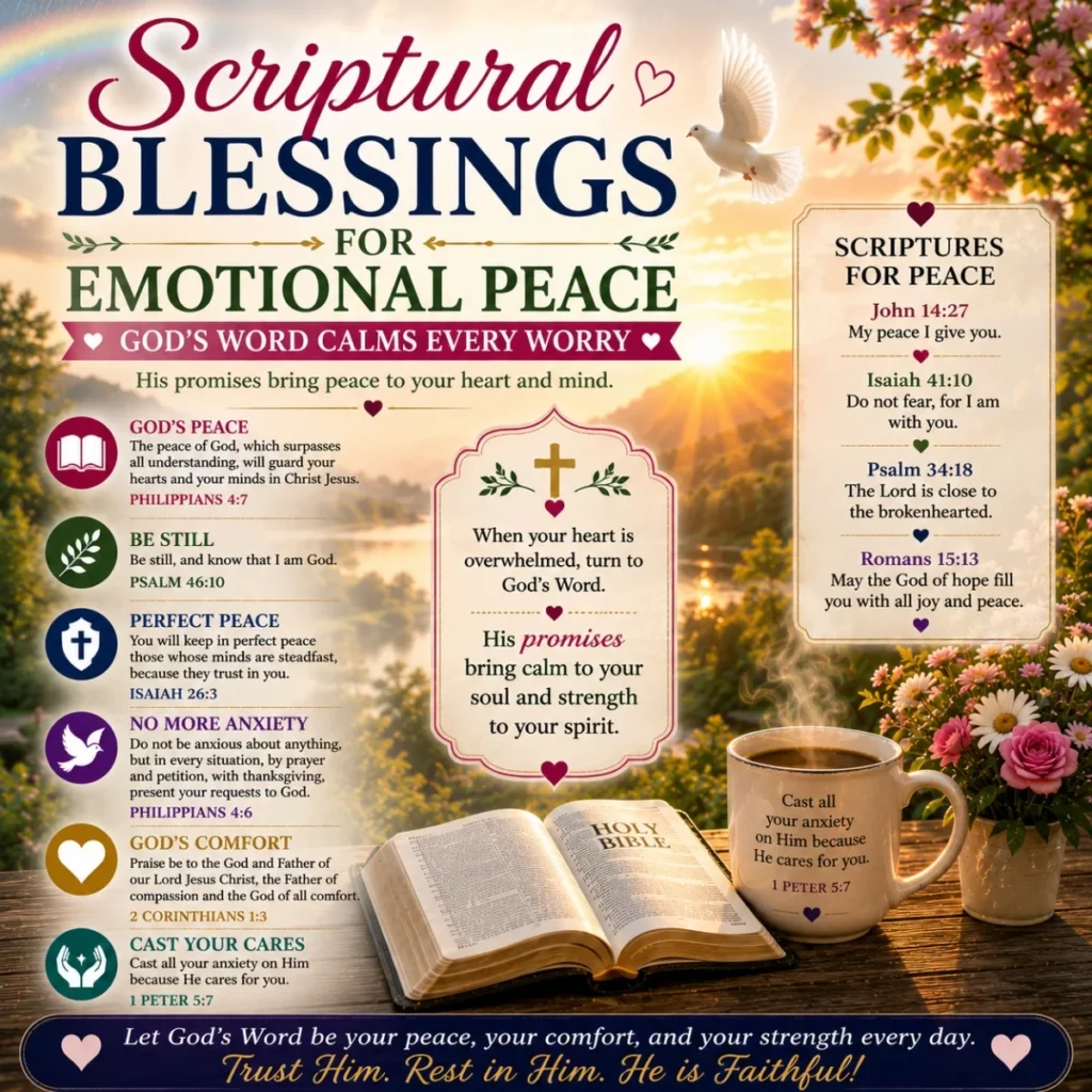 📖 Scriptural Blessings For Emotional Peace