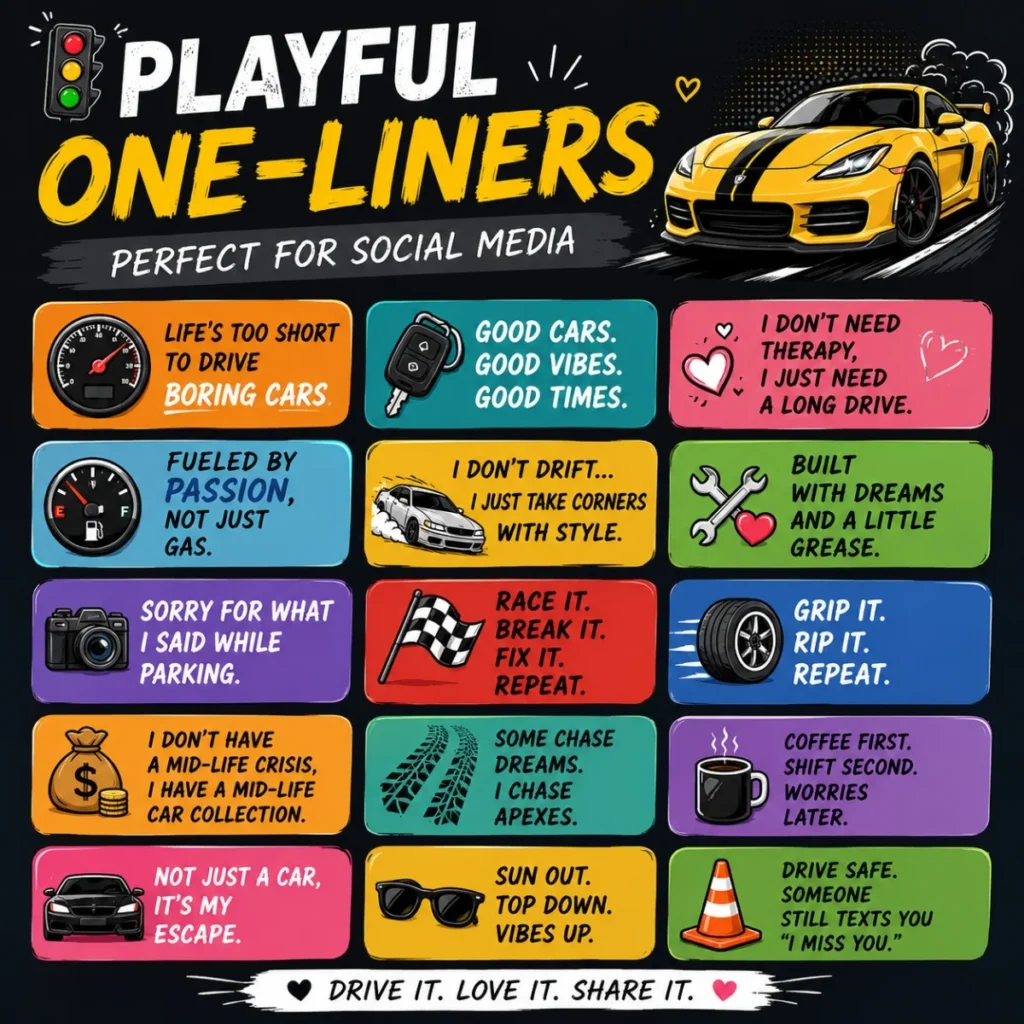 🚦 Playful One-Liners Perfect For Social Media