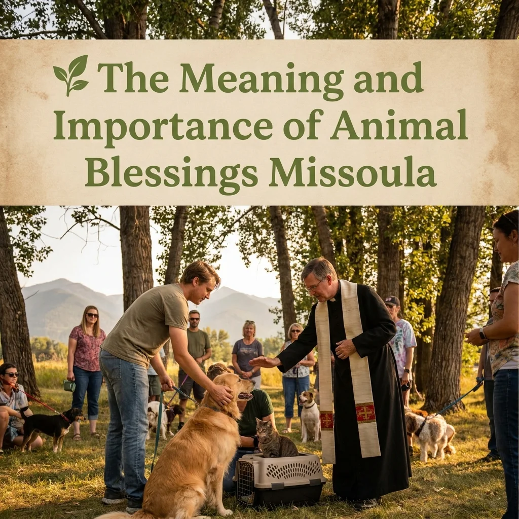 🌿 The Meaning and Importance of Animal Blessings Missoula