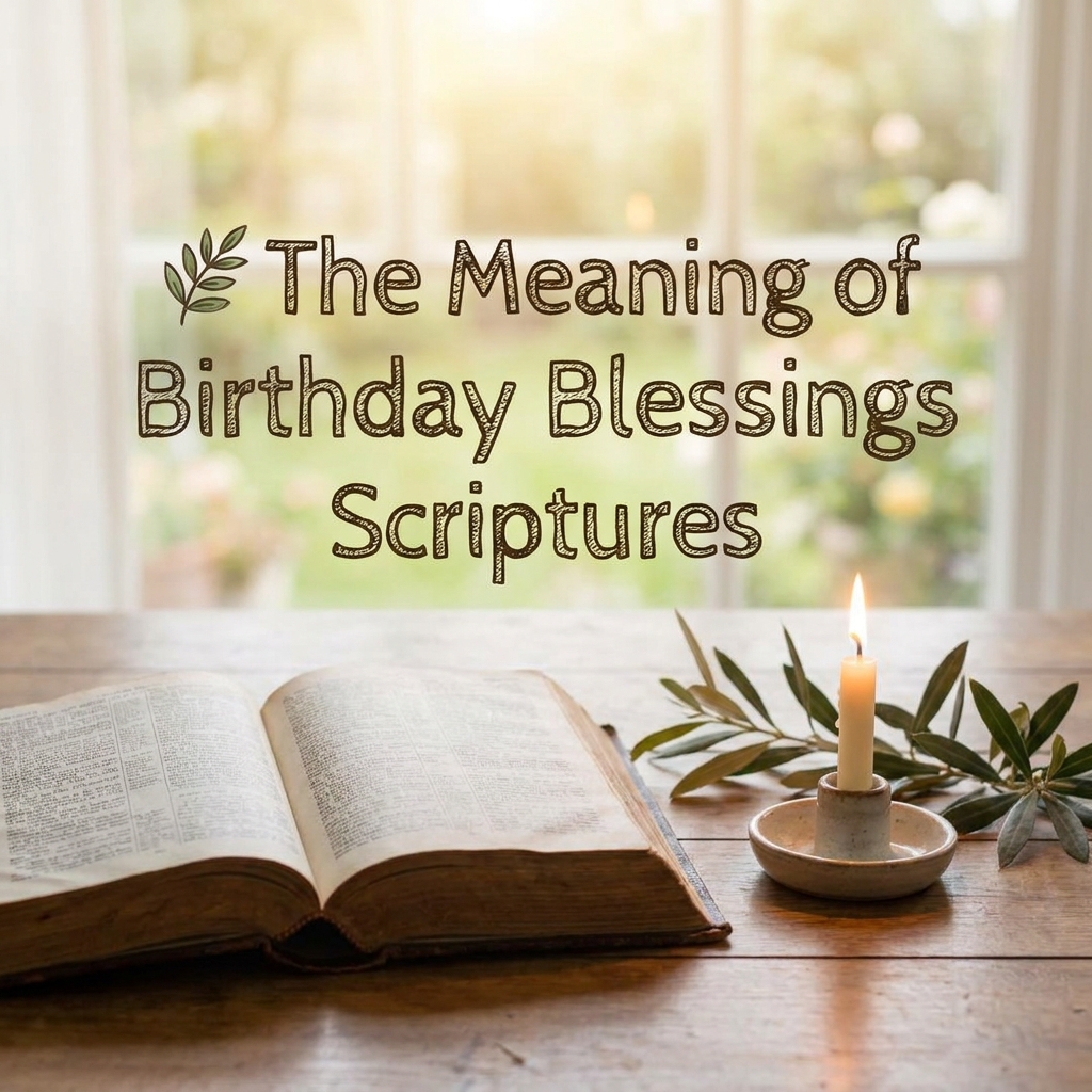 🌿 The Meaning of Birthday Blessings Scriptures
