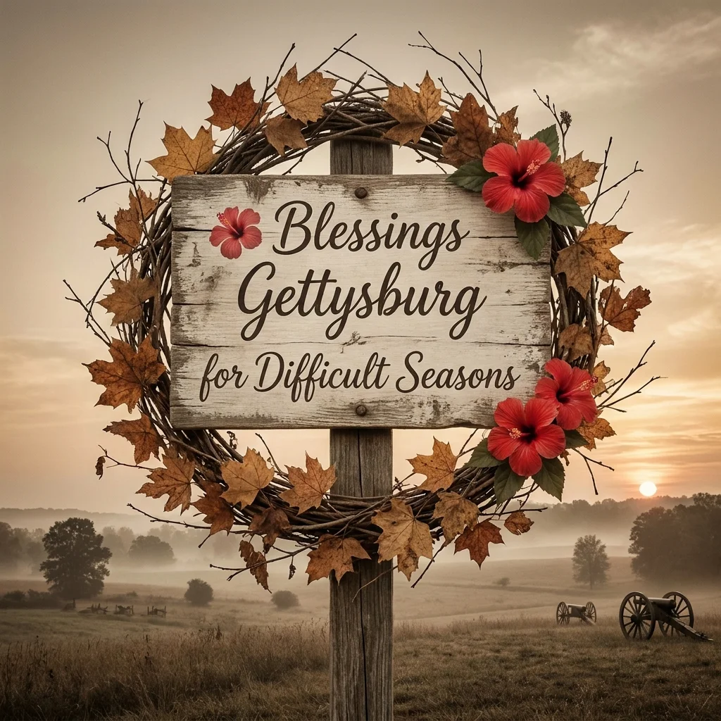 🌺 Blessings Gettysburg for Difficult Seasons