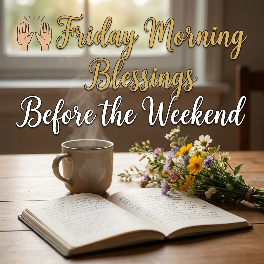 🙌 Friday Morning Blessings Before the Weekend
