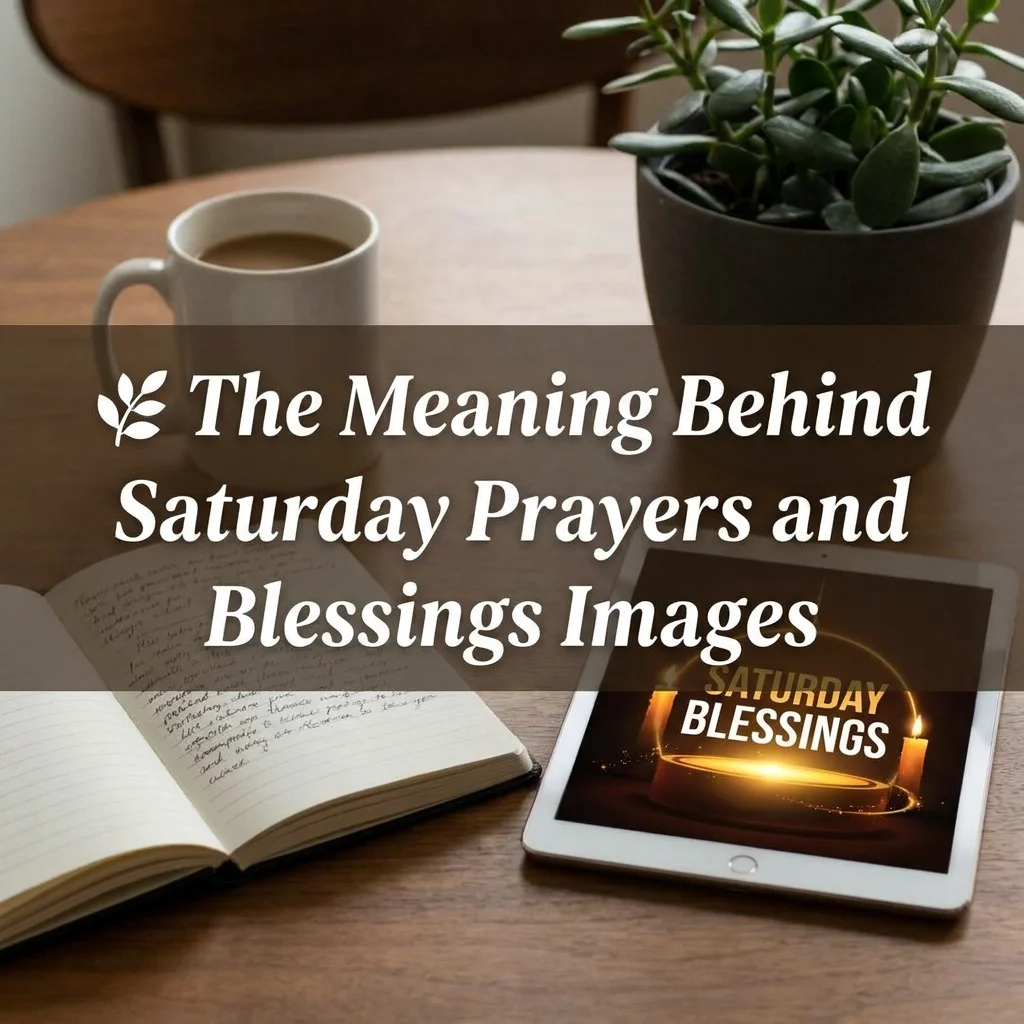 🌿 The Meaning Behind Saturday Prayers and Blessings Images