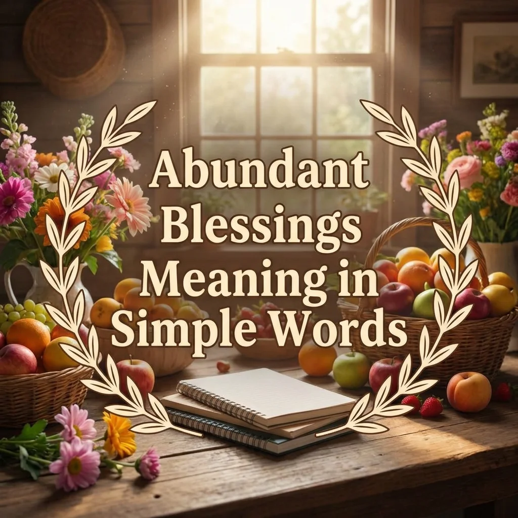 Abundant Blessings Meaning in Simple Words