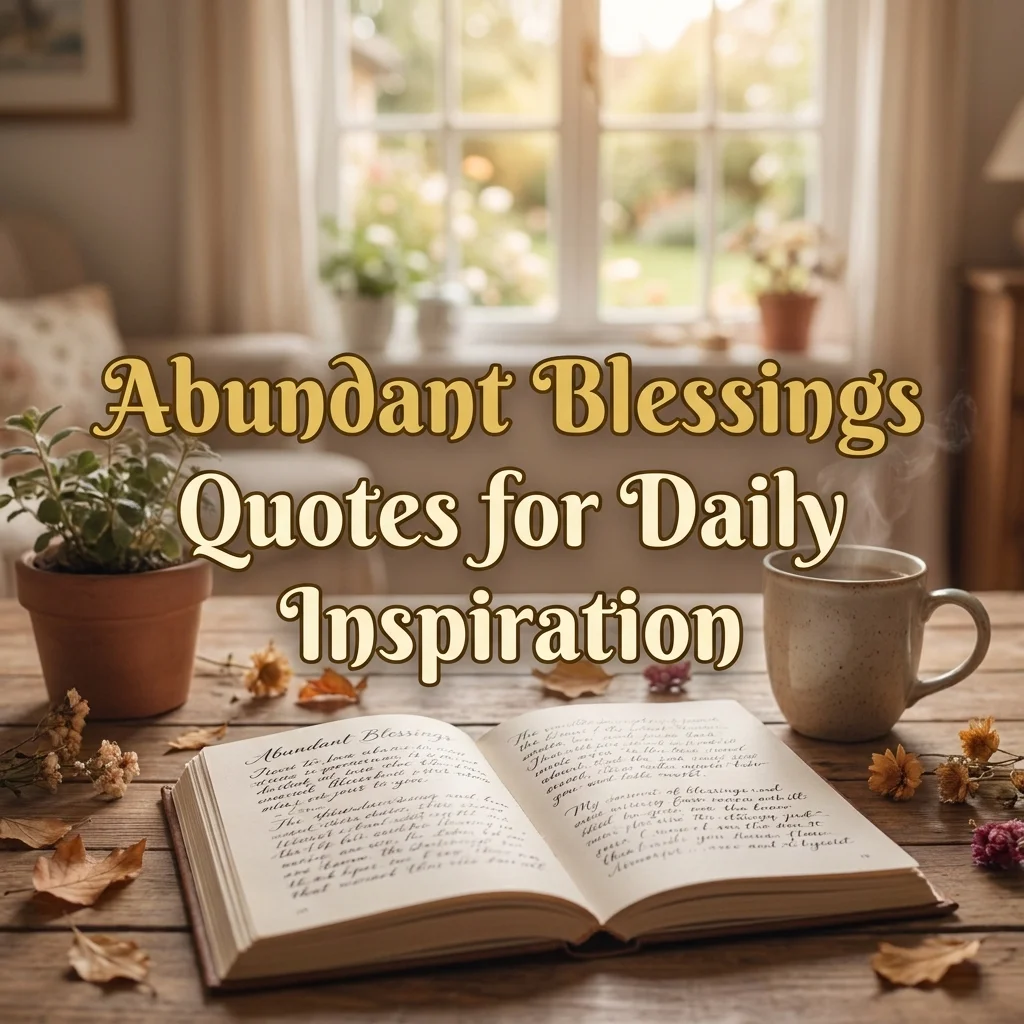 Abundant Blessings Quotes for Daily Inspiration