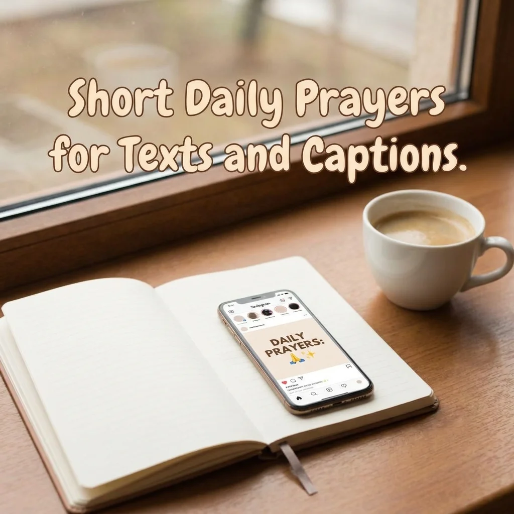 Short Daily Prayers for Texts and Captions