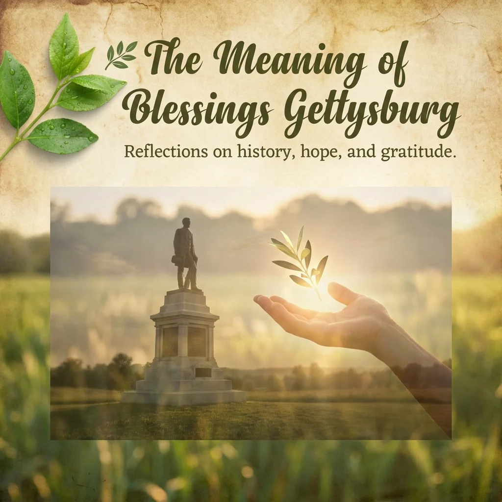 🌿 The Meaning of Blessings Gettysburg