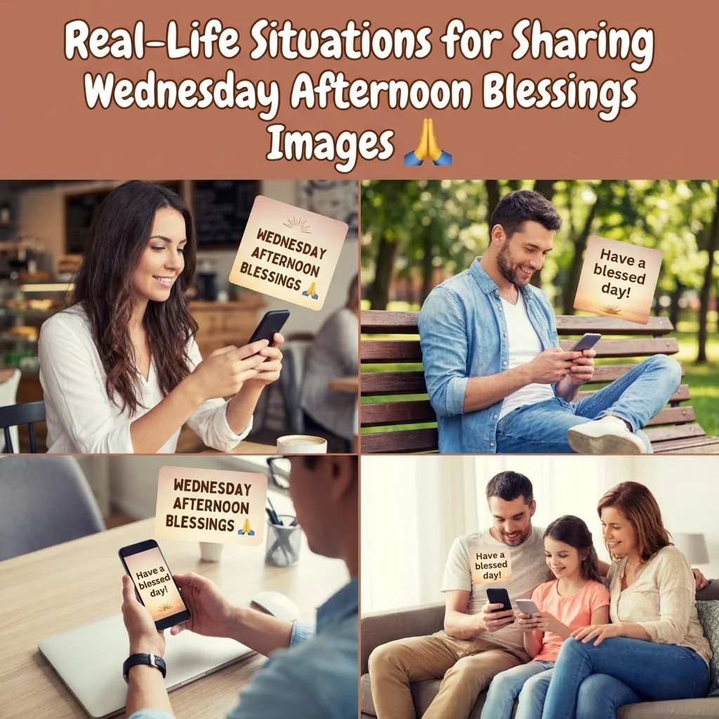 Real-Life Situations for Sharing Wednesday Afternoon Blessings Images π