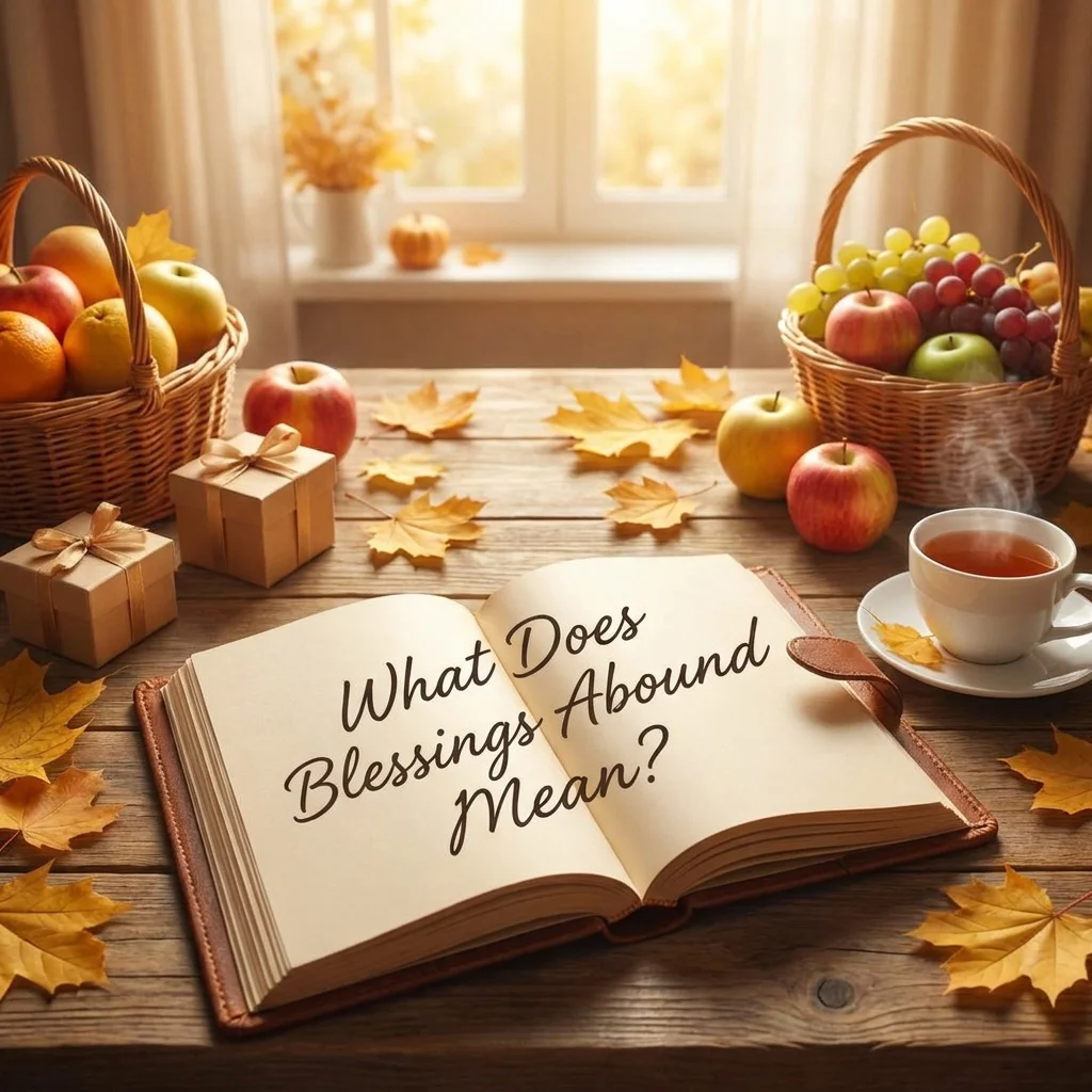 What Does Blessings Abound Mean?