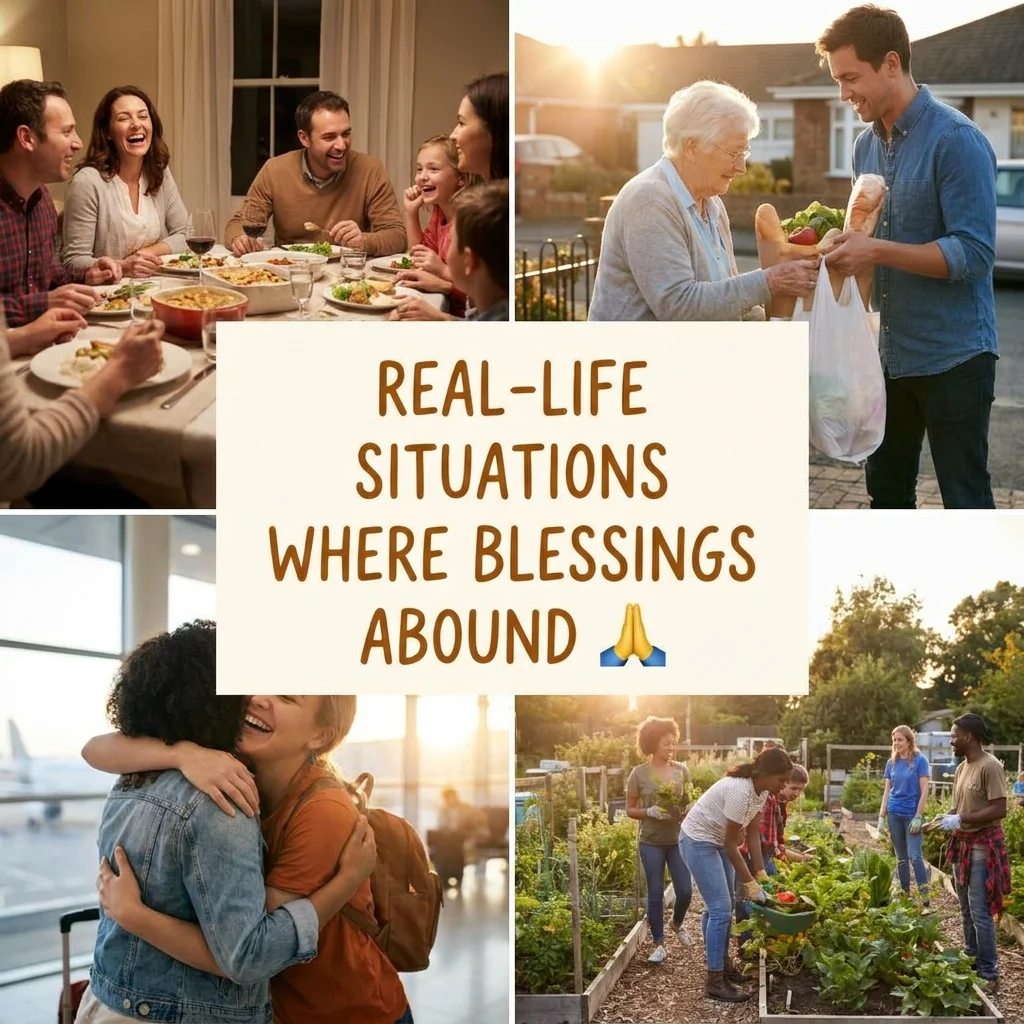 Real-Life Situations Where Blessings Abound 🙏