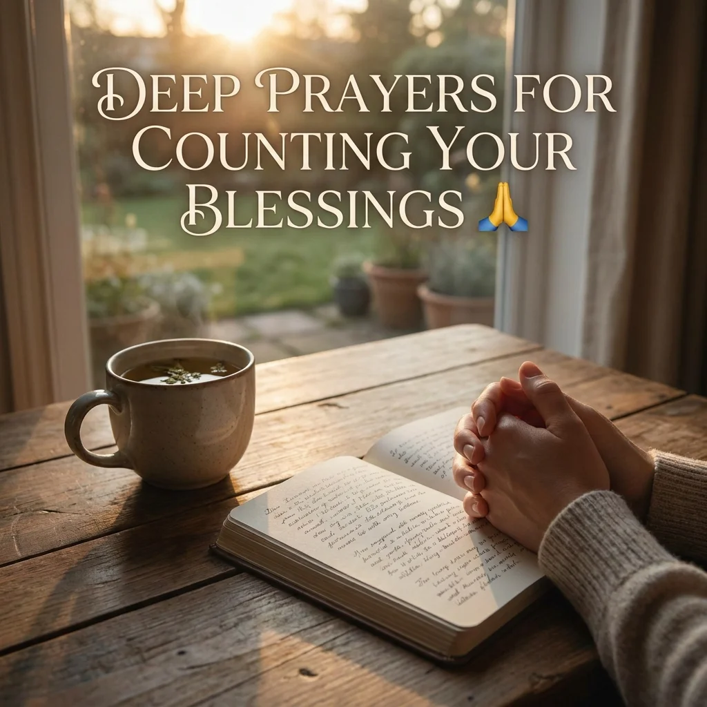 Deep Prayers for Counting Your Blessings 🙏