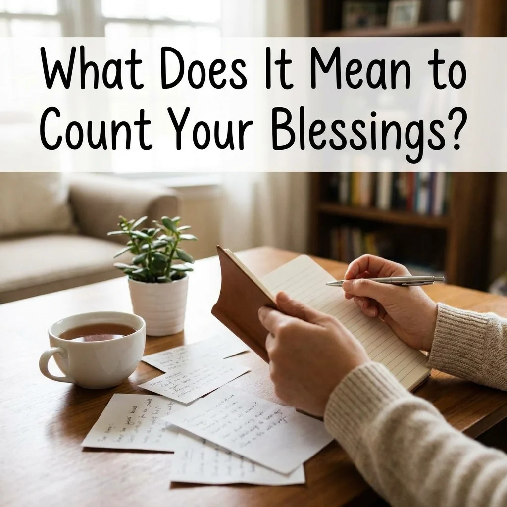 What Does It Mean to Count Your Blessings?