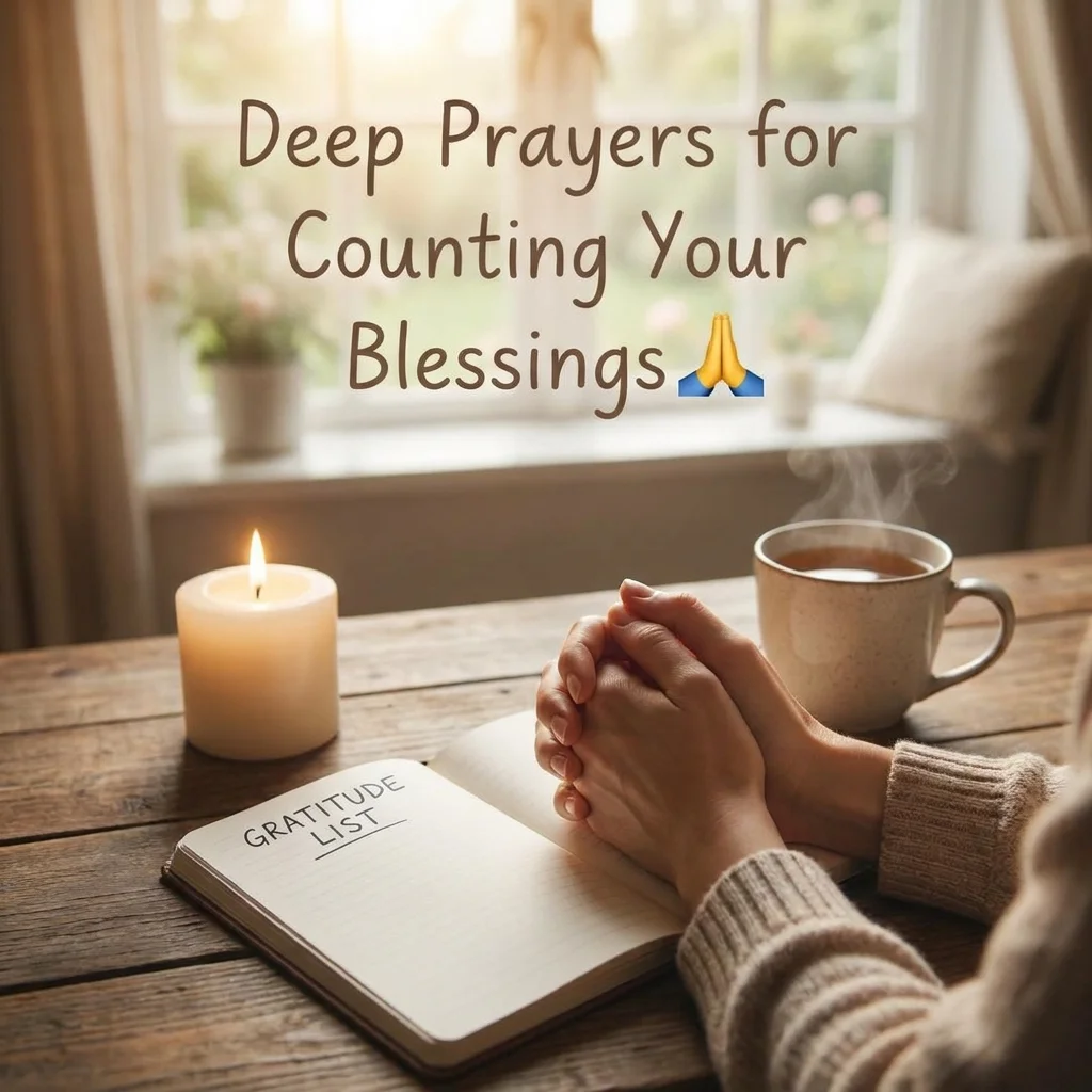 Deep Prayers for Counting Your Blessings 🙏