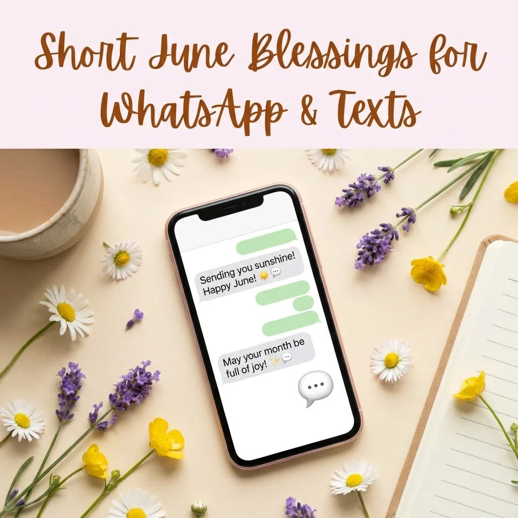 Short June Blessings for WhatsApp and Texts 💬