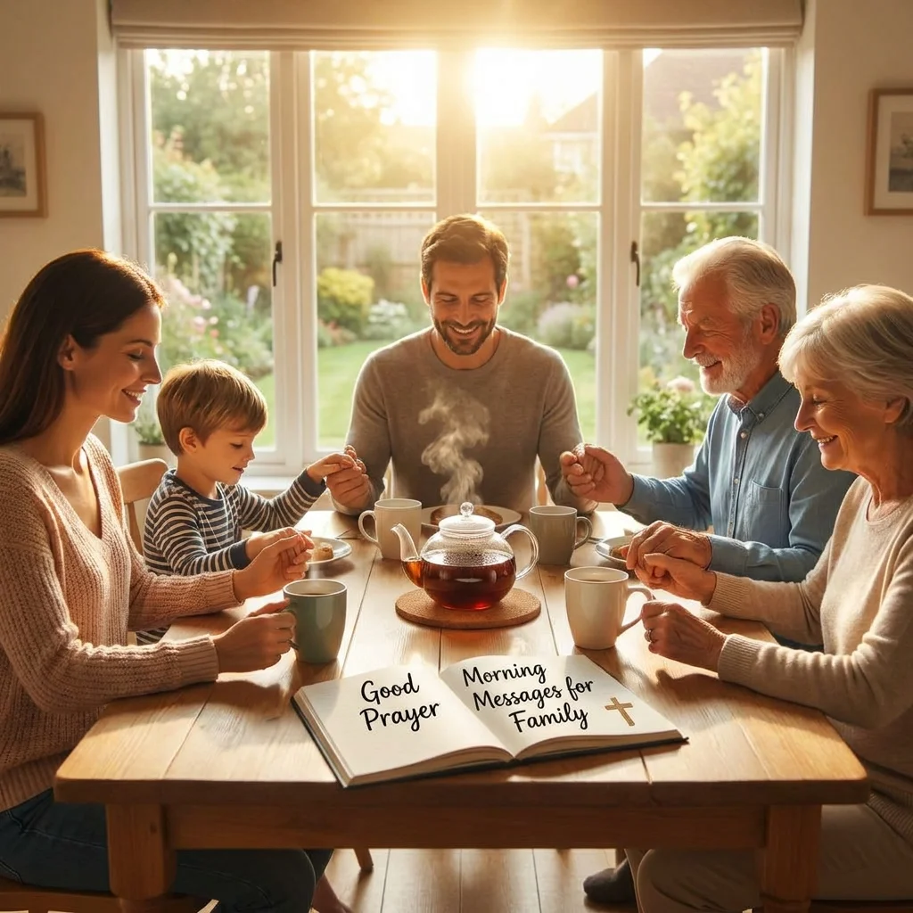 👨‍👩‍👧‍👦 Good Morning Prayer Messages for Family