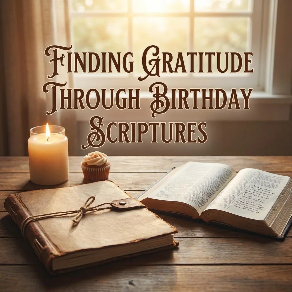 🌅 Finding Gratitude Through Birthday Scriptures