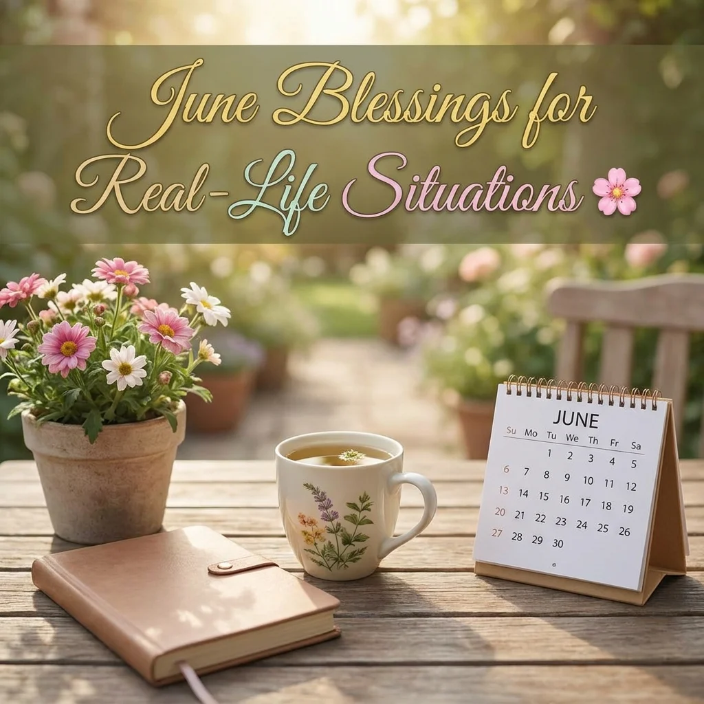 June Blessings for Real-Life Situations 🌸