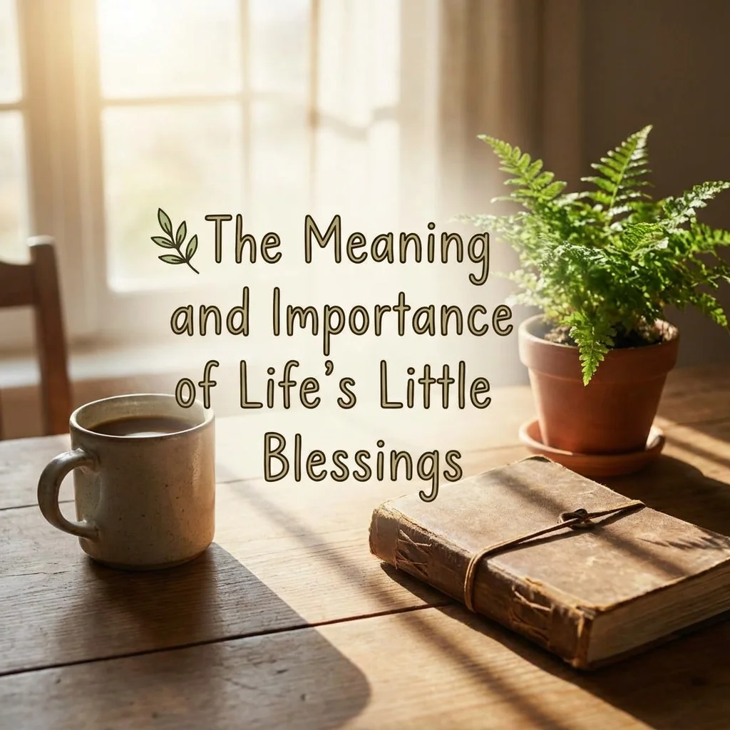 🌿 The Meaning and Importance of Life's Little Blessings