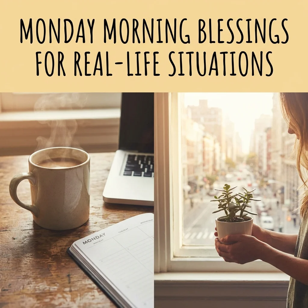 Monday Morning Blessings for Real-Life Situations