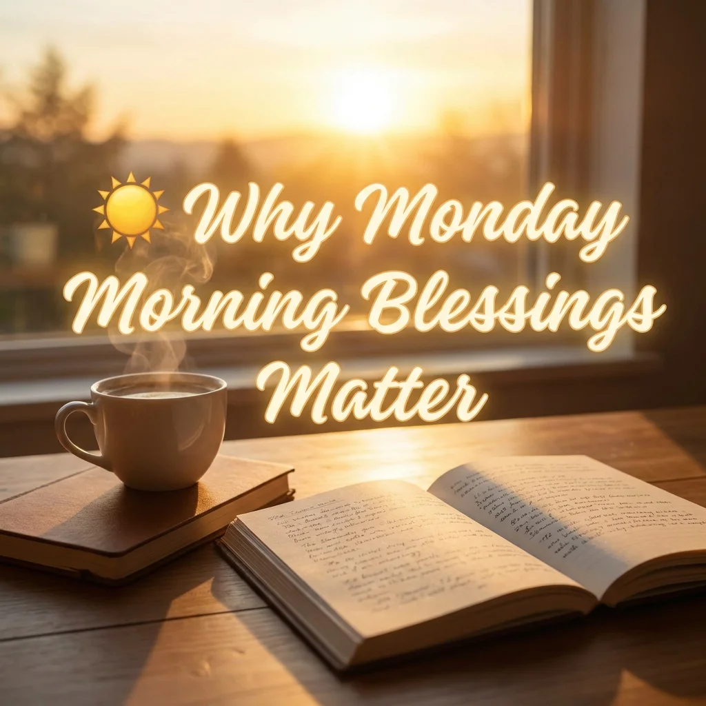 ☀️ Why Monday Morning Blessings Matter