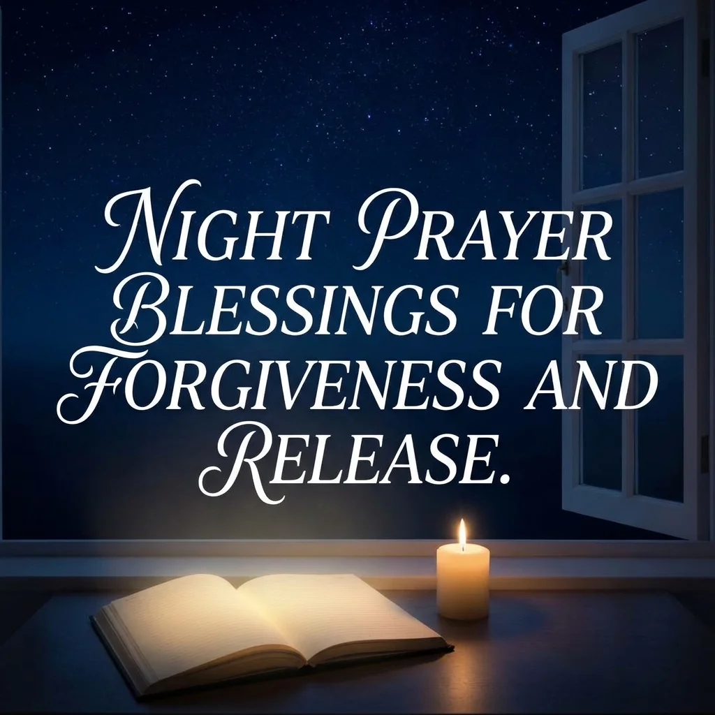 Night Prayer Blessings for Forgiveness and Release