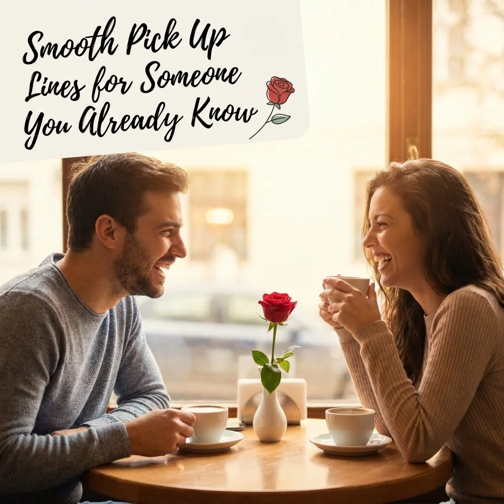 🌹 Smooth Pick Up Lines for Someone You Already Know