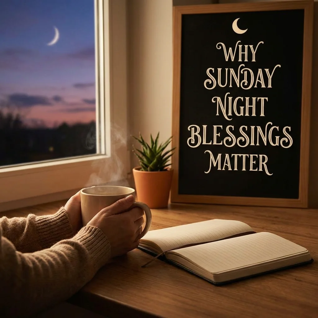🌙 Why Sunday Night Blessings Matter