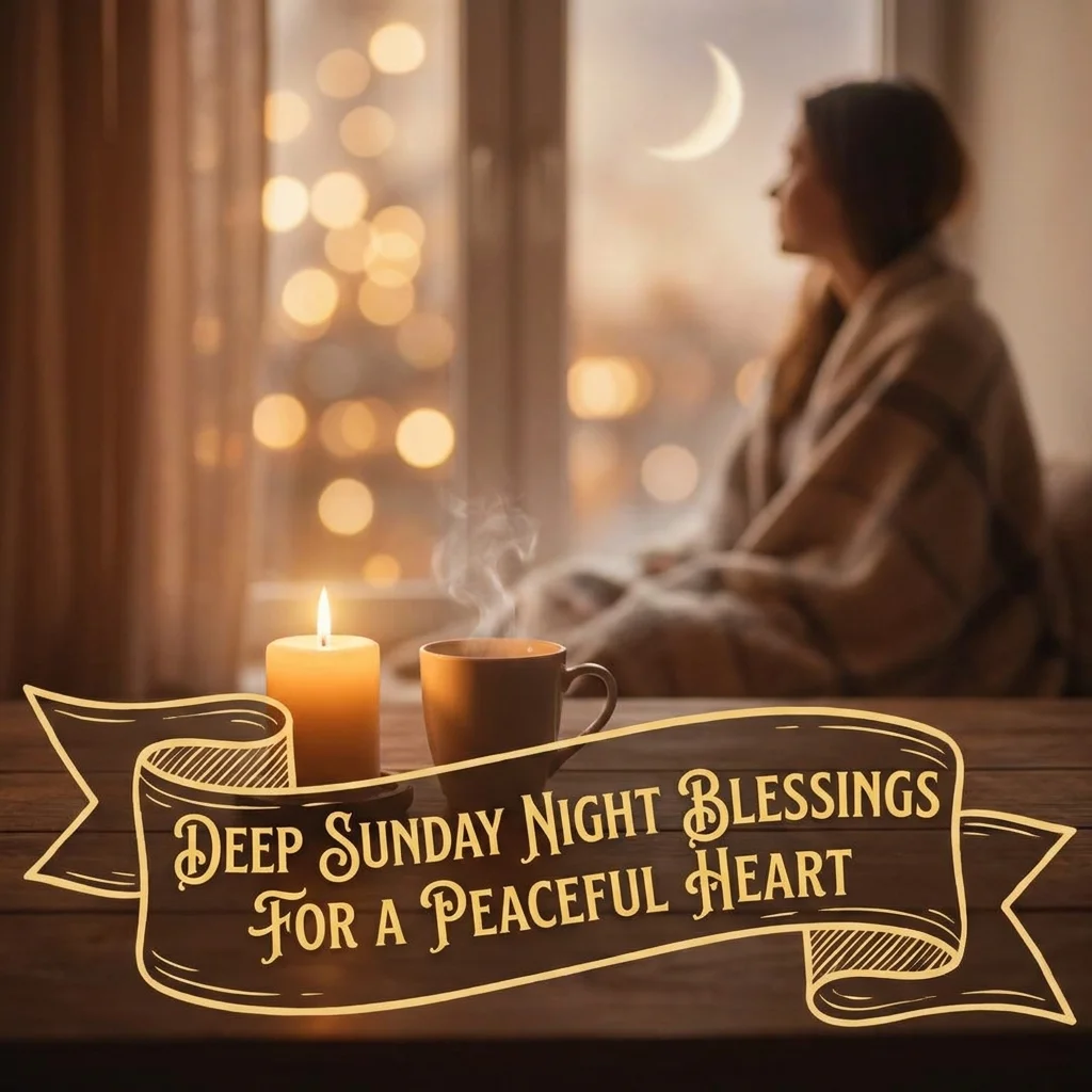🙏 Deep Sunday Night Blessings for a Peaceful Heart