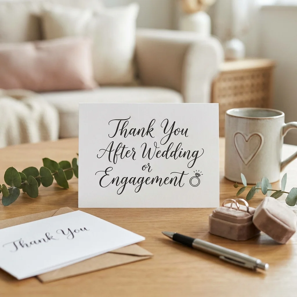 Thank You After Wedding or Engagement 💍