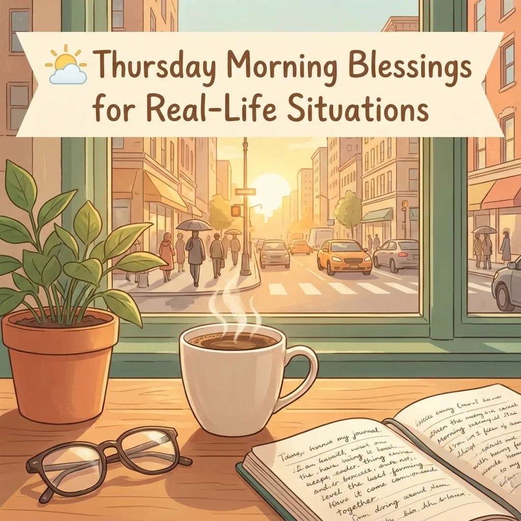 🌤️ Thursday Morning Blessings for Real-Life Situations