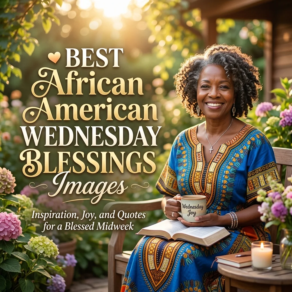 ❤️ Best African American Wednesday Blessings Images