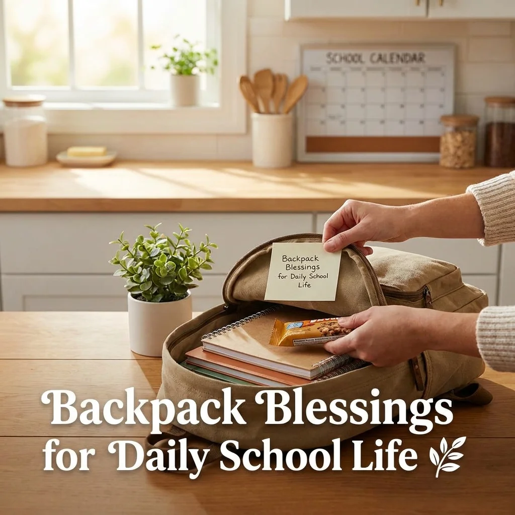 Backpack Blessings for Daily School Life 🌿