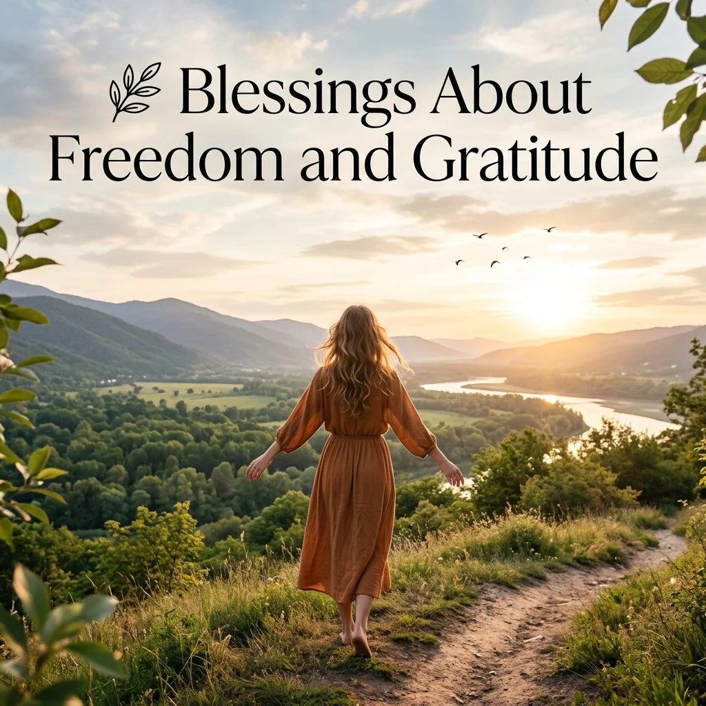 🌿 Blessings About Freedom and Gratitude