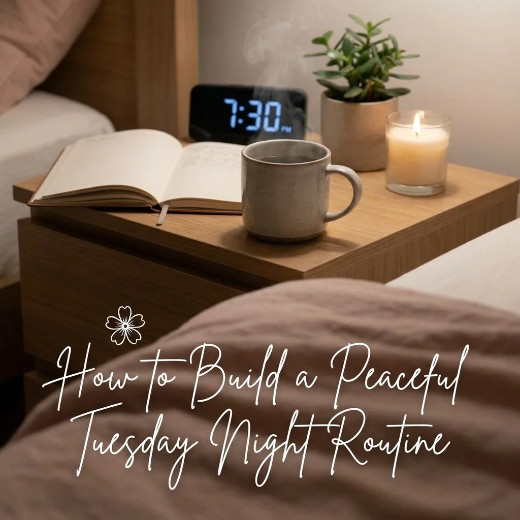 🌸 How to Build a Peaceful Tuesday Night Routine