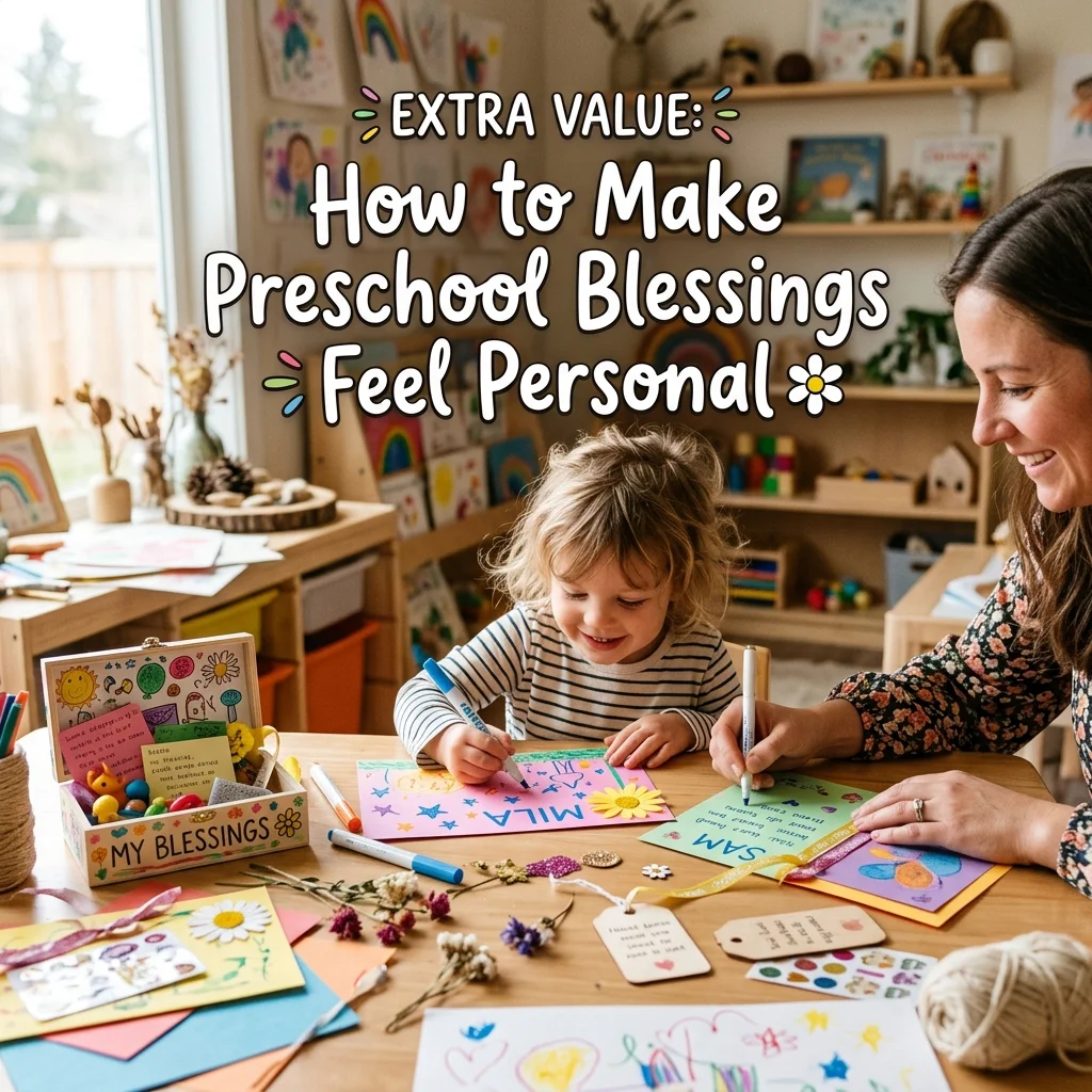 Extra Value: How to Make Preschool Blessings Feel Personal πΌ