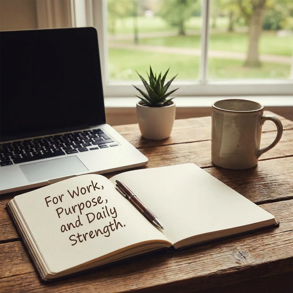 For Work, Purpose, and Daily Strength