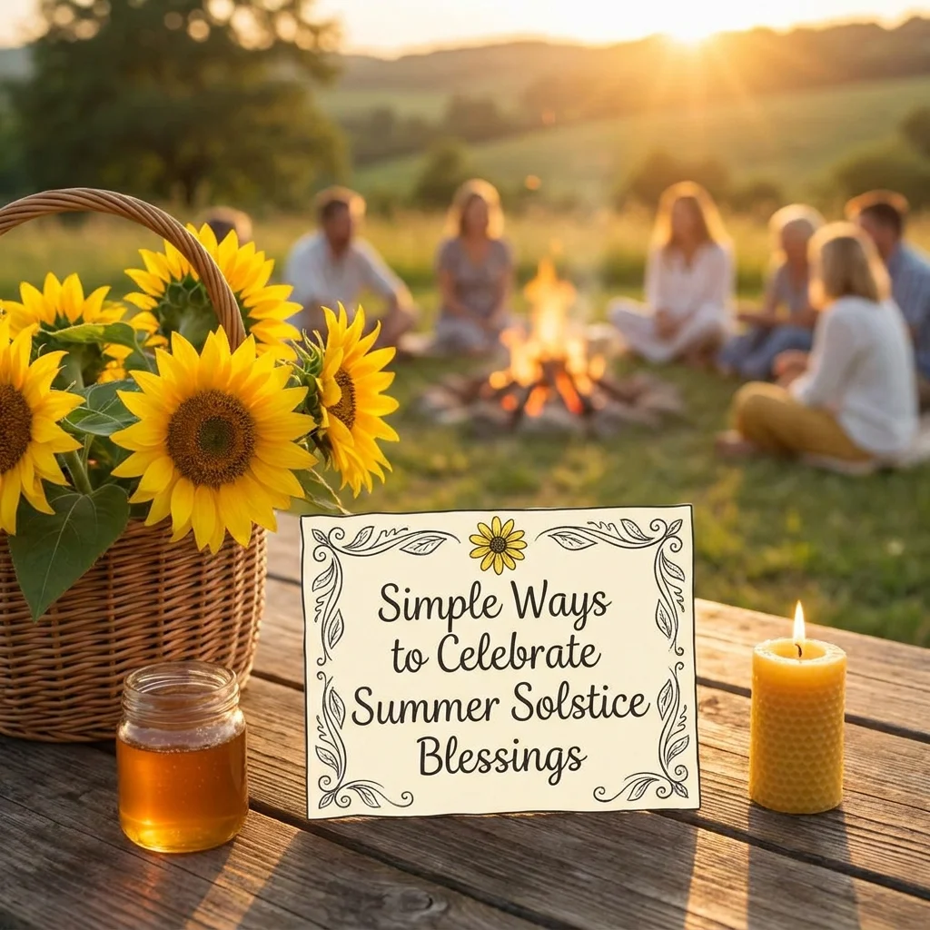 🌼 Simple Ways to Celebrate Summer Solstice Blessings